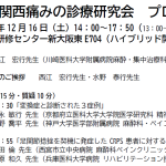 第14回関西痛みの診療研究会